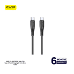 AWEI CL-182C 60W Type-C to Type-C Fast Charging & Data Sync Cable
