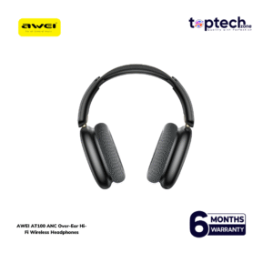 AWEI AT100 ANC Over-Ear Hi-Fi Wireless Headphones