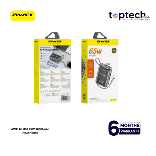 Alternative view of AWEI MH818 65W 20000mAh Power Bank