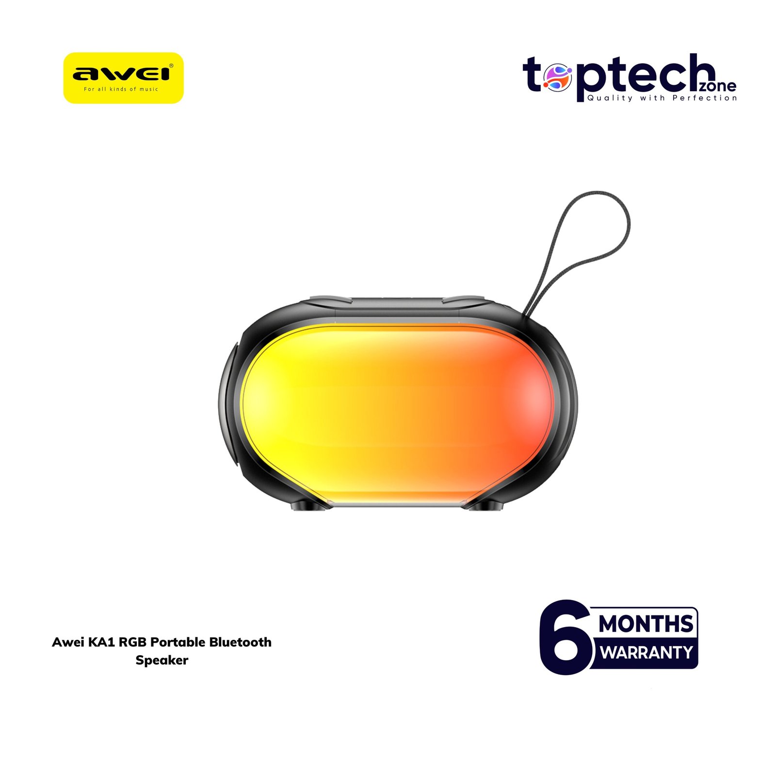 Awei KA1 RGB Portable Bluetooth Speaker - Image 2