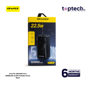 Alternative view of Awei PA-106 Multi‑Port 50000mAh 22.5W Portable Power Bank