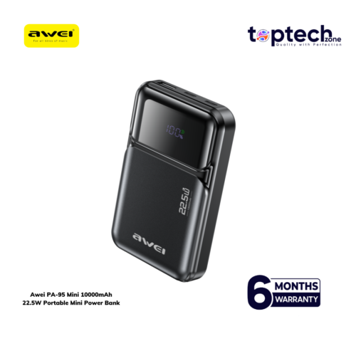 Awei PA-95 Mini 10000mAh 22.5W Portable Mini Power Bank - Image 3