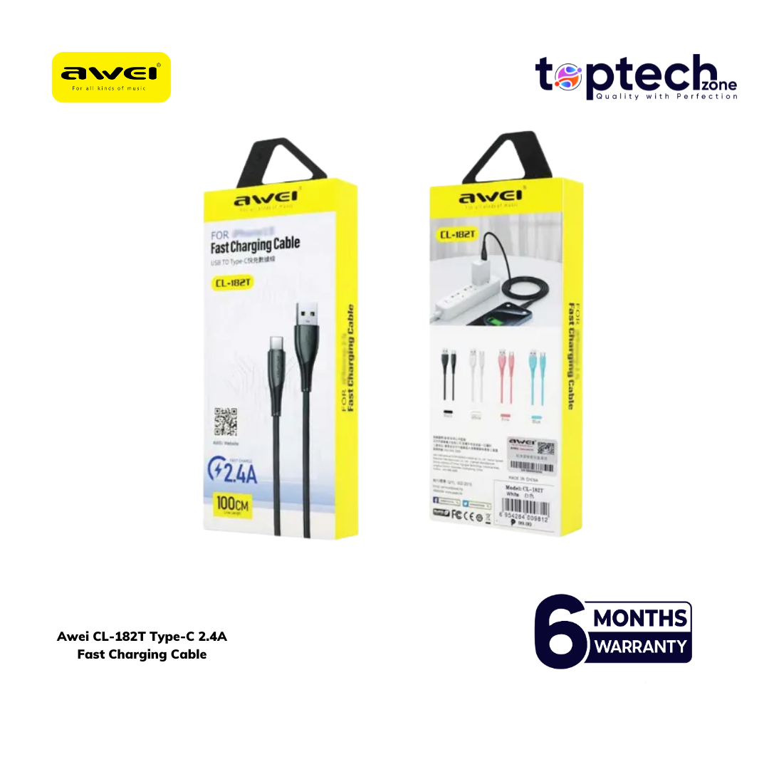 Awei CL-182T Type-C 2.4A Fast Charging Cable - Image 2